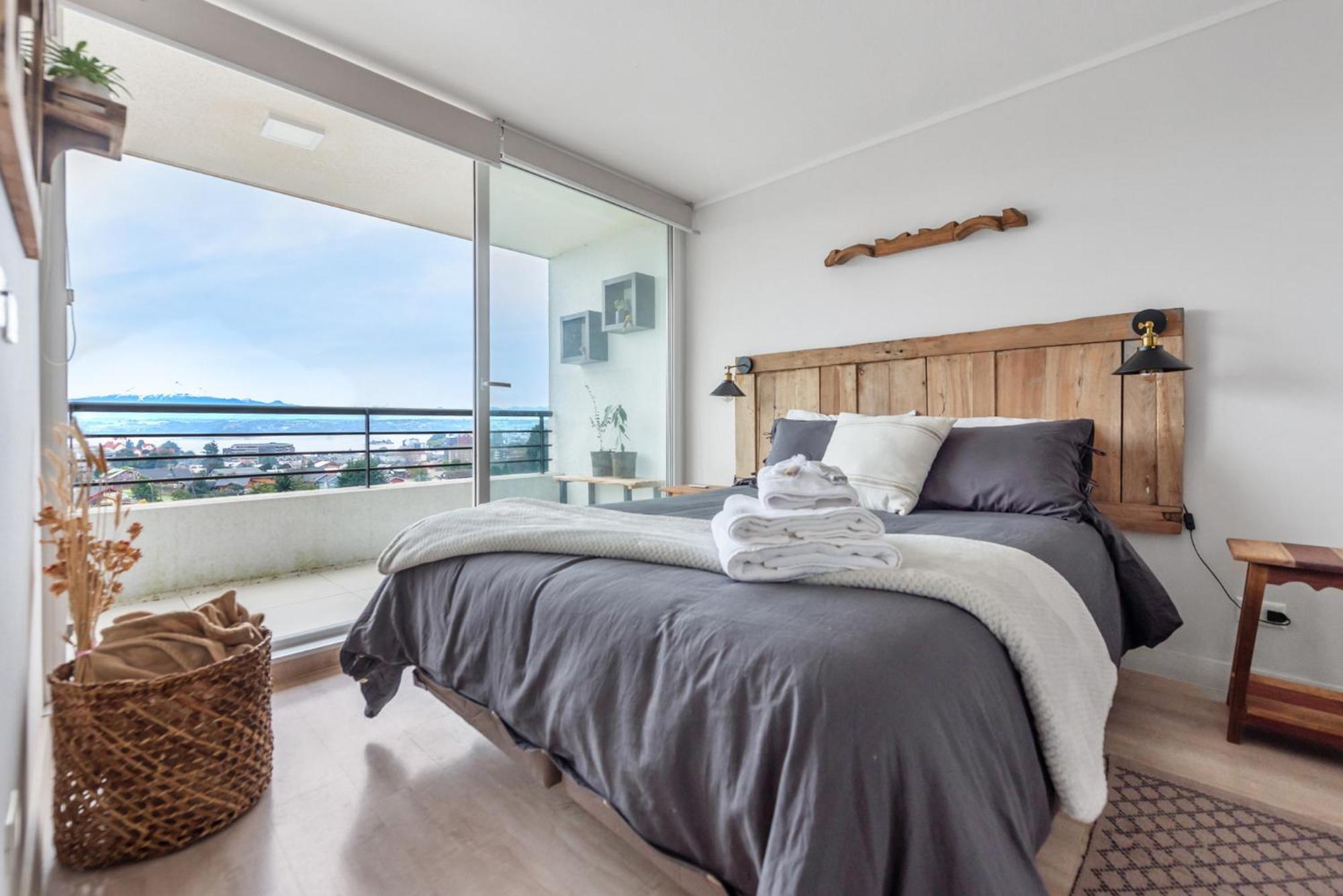Exquisito Depa Con La Mejor Vista Al Lago Y Tinaja Puerto Varas Eksteriør bilde